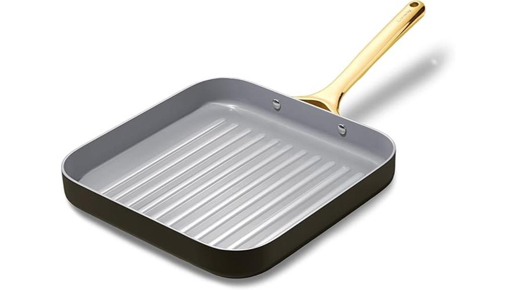 11 inch ceramic non stick grill