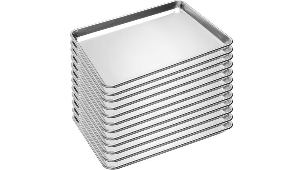 12 aluminum baking pans