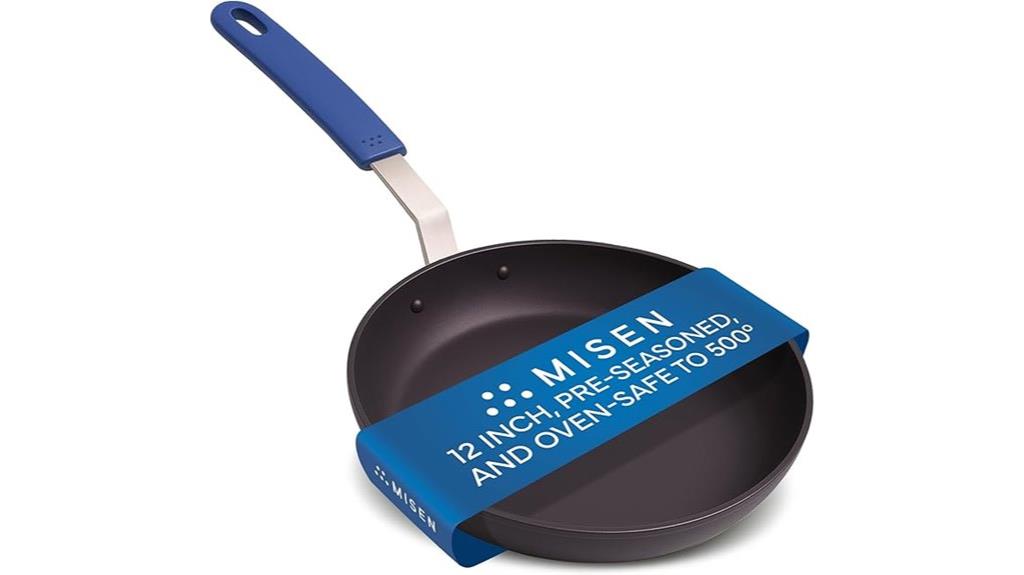 12 inch seasoned carbon steel