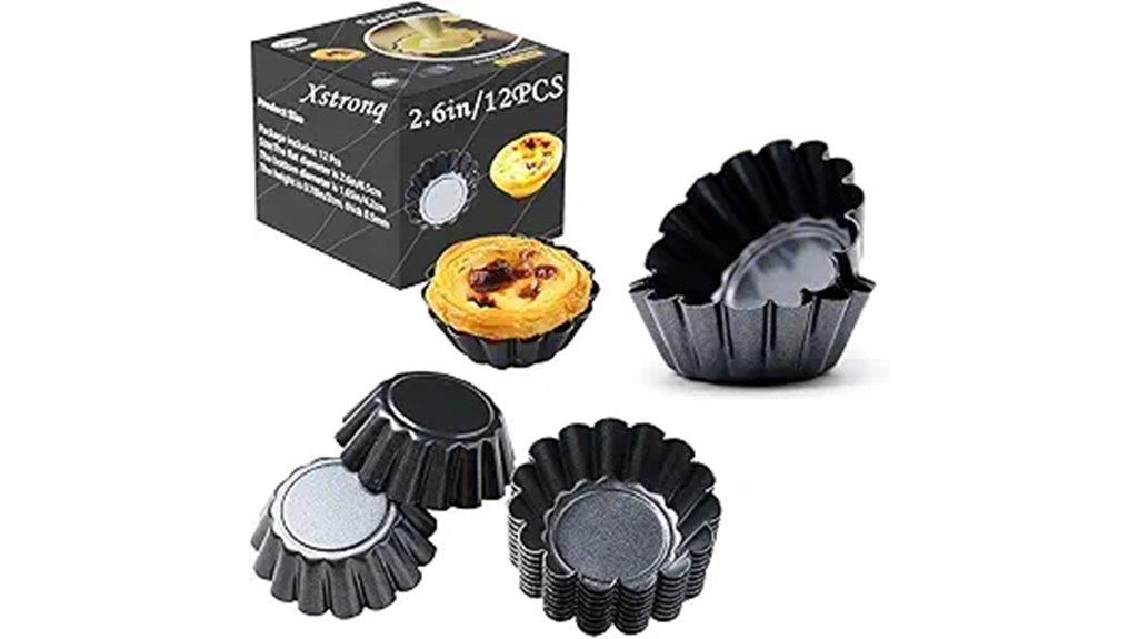 12 piece egg tart molds