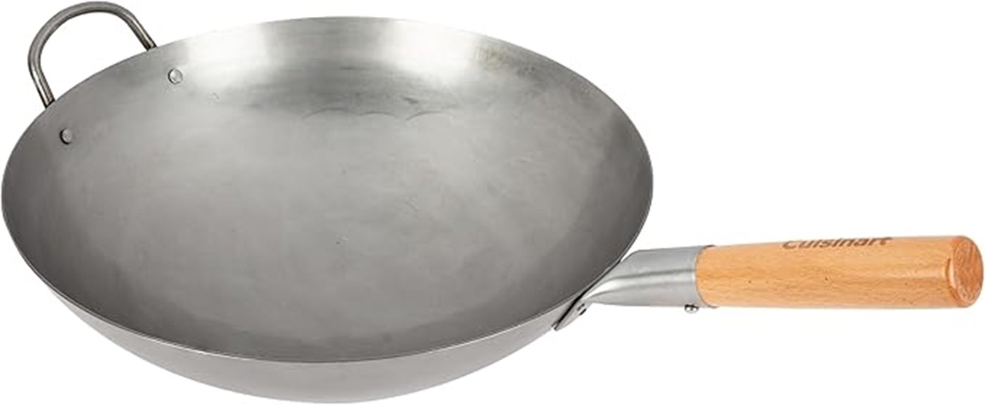 14 inch carbon steel wok