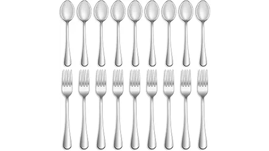 16 piece stainless flatware set