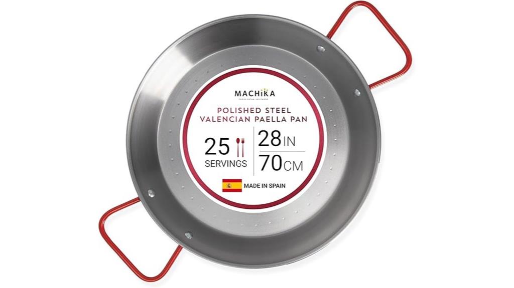 28 inch carbon steel pan