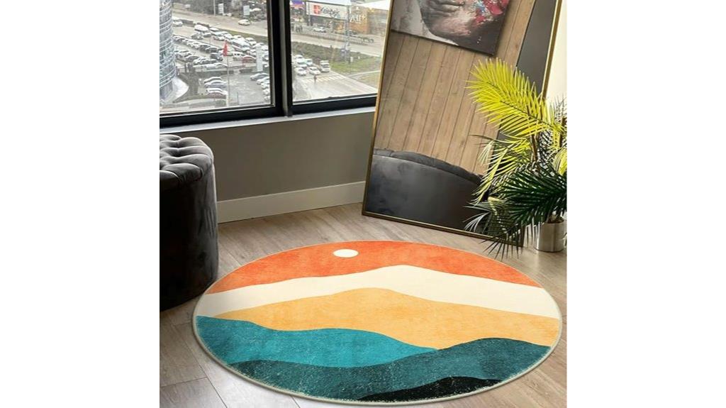 5 ft bedroom round rugs