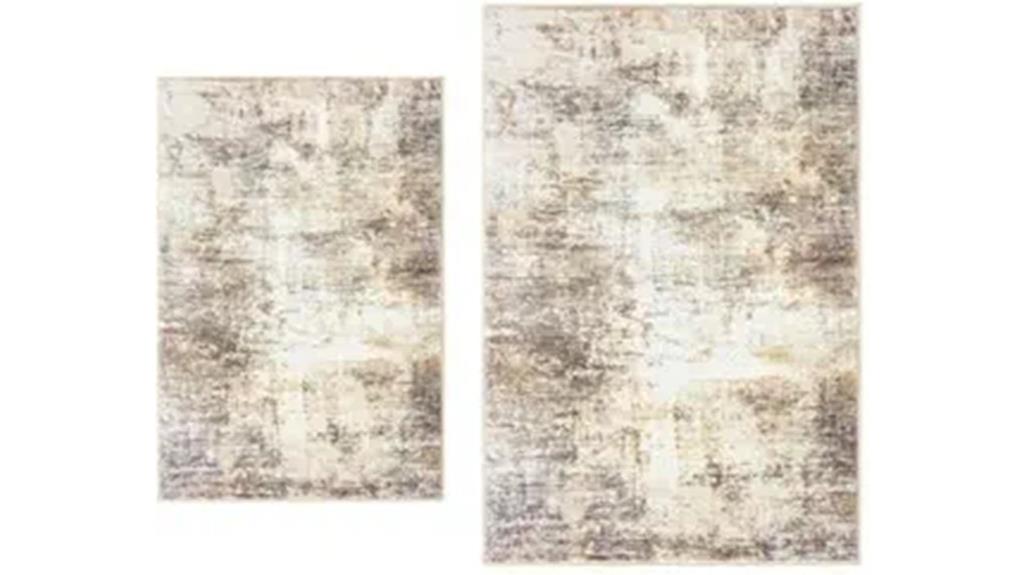 abstract rug sets washable