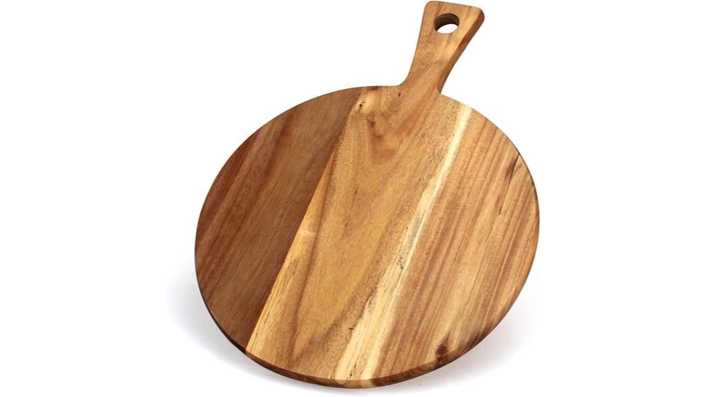 acacia handle wood board