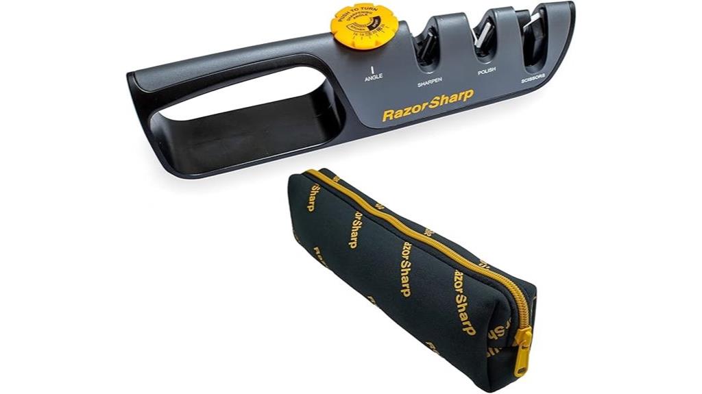 adjustable angle knife sharpener