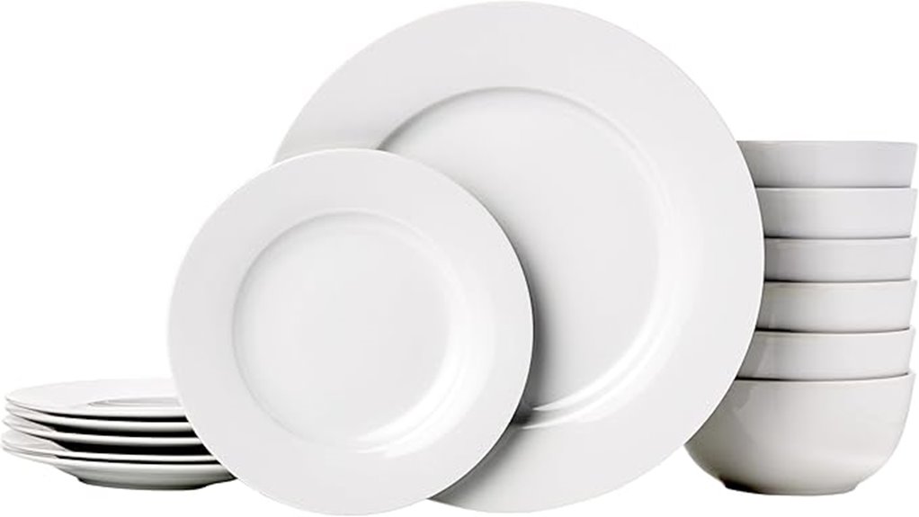 amazon basics dinnerware set