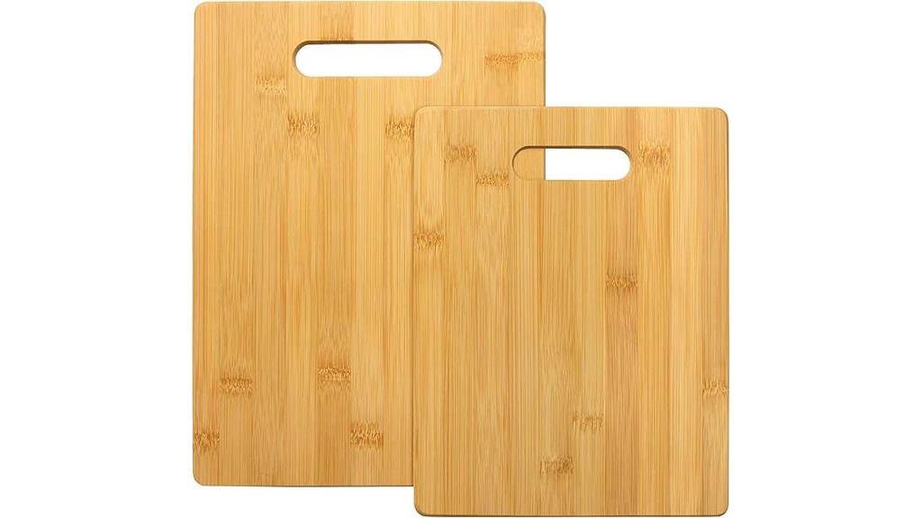 bamboo cutting board set
