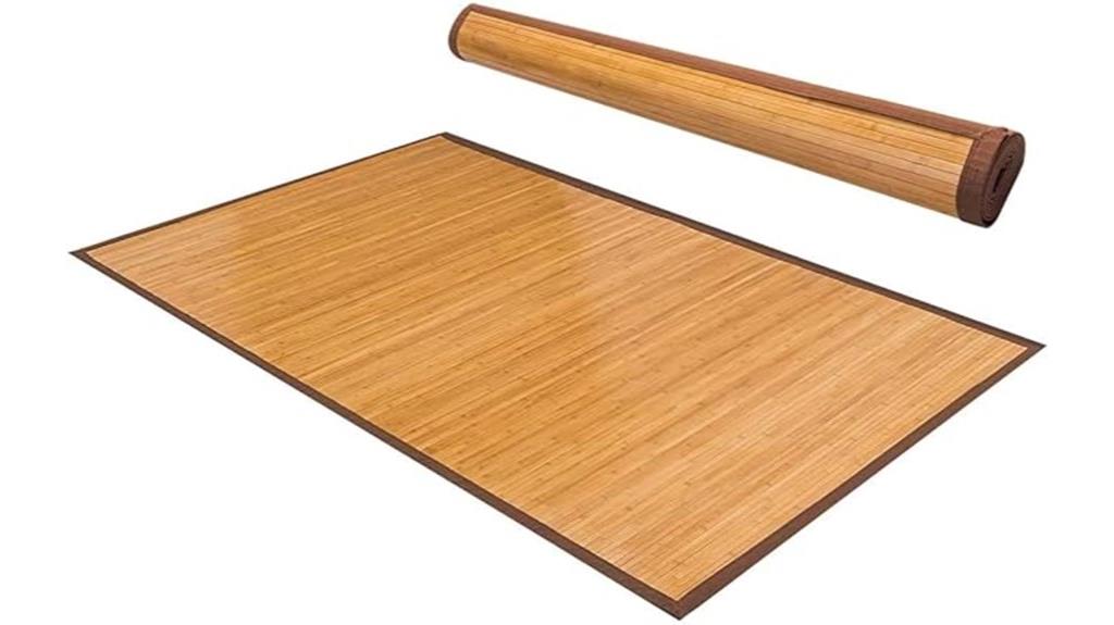 bamboo rug 5x8 feet