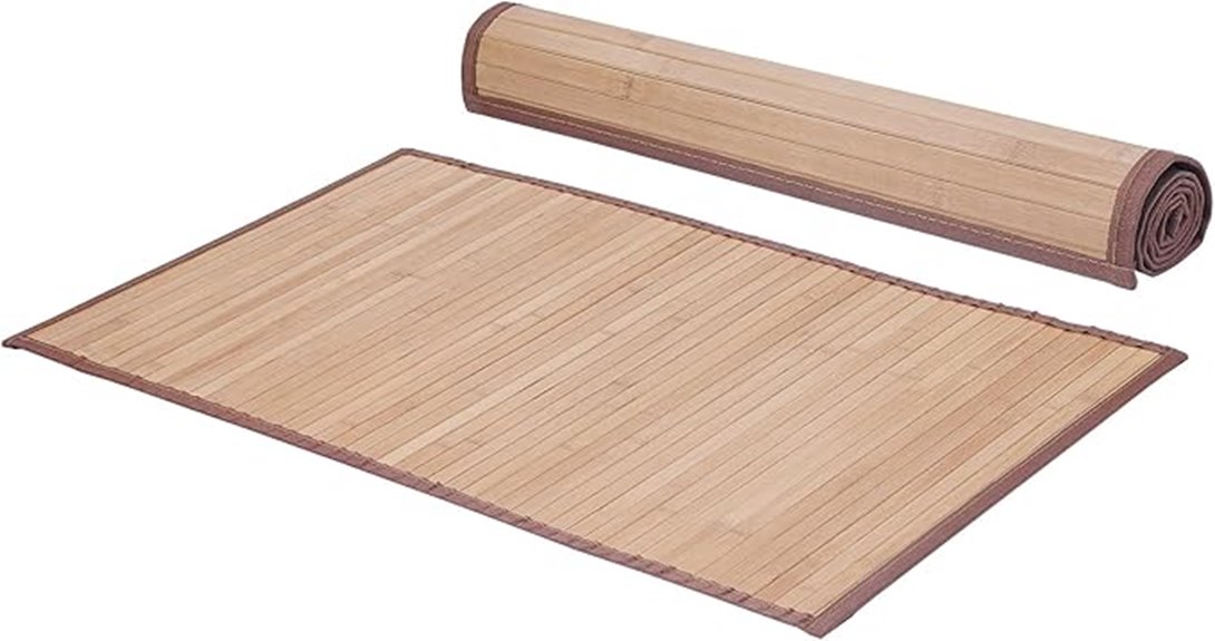 bamboo rug non slip runner