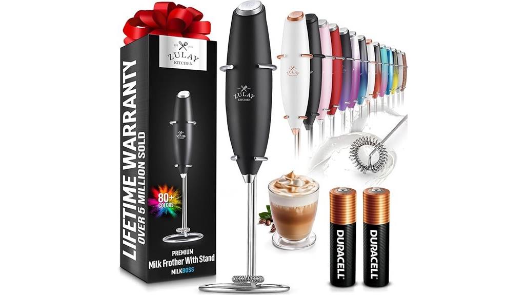 battery operated milk frother