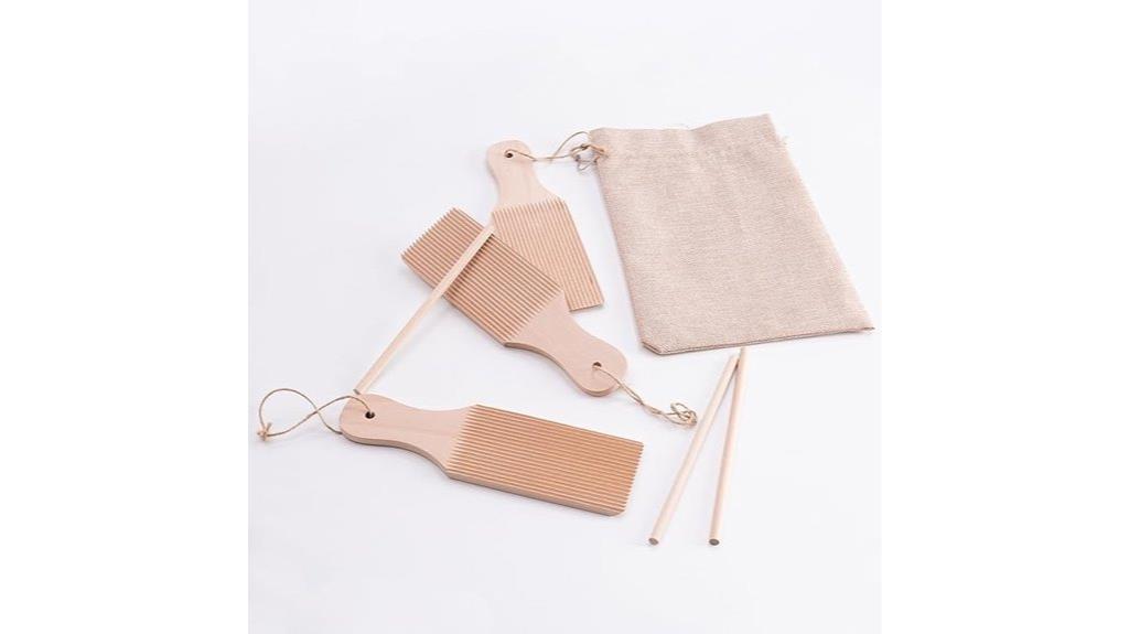 beechwood gnocchi board set