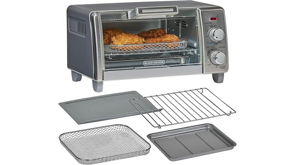 black decker stainless steel toaster