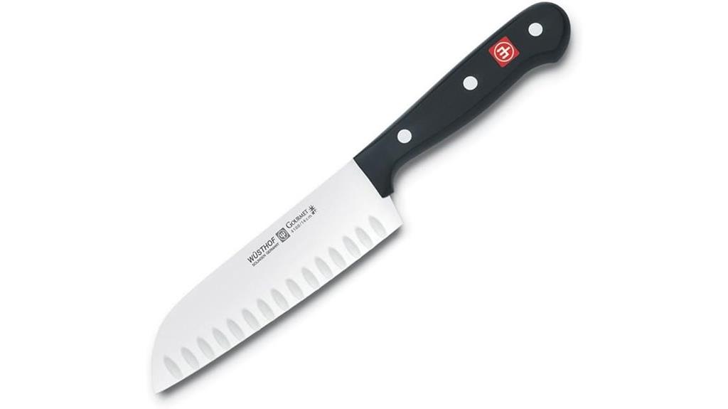 black hollow edge santoku