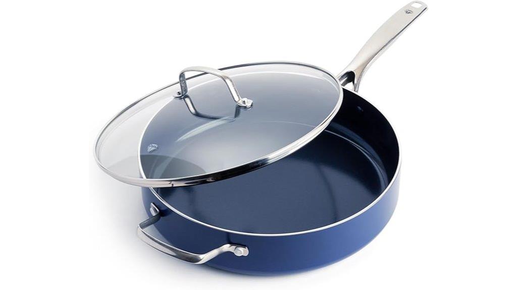 blue diamond 5qt saute pan