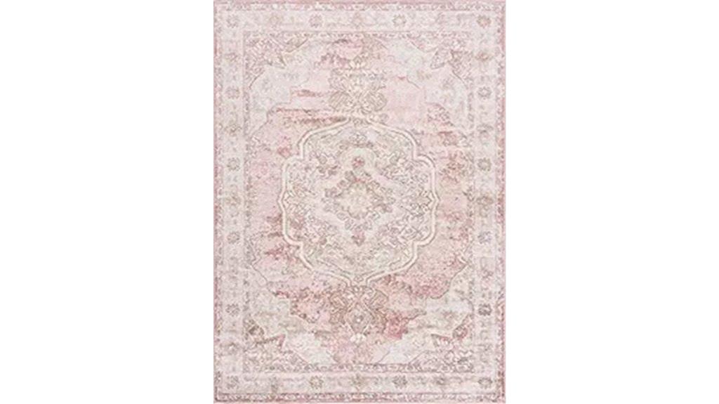 blush pink bohemian medallion
