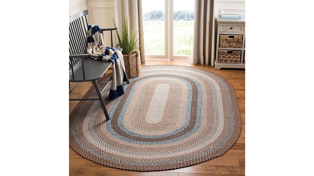 braided 6x9 oval rug