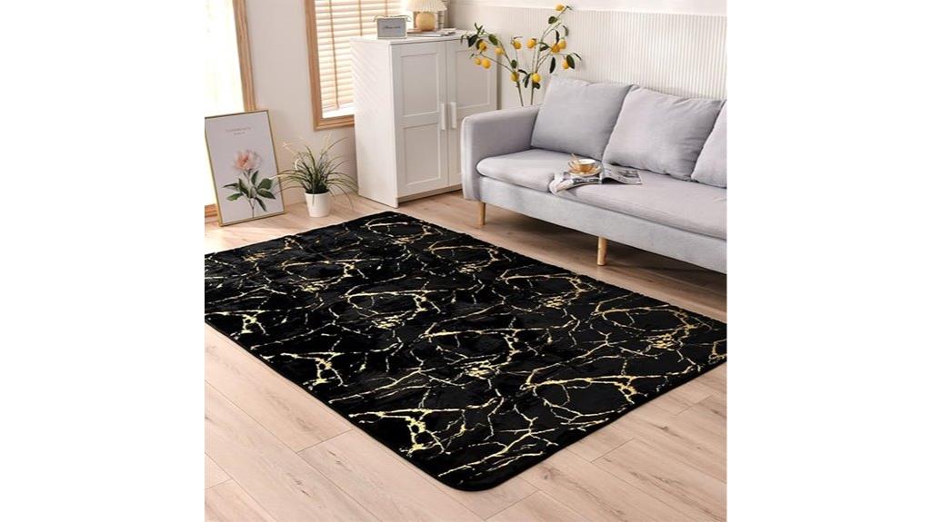bronze metallic nursery rug