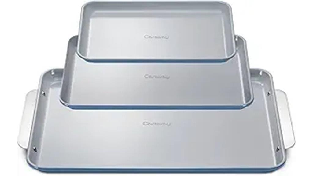 ceramic baking sheet trio