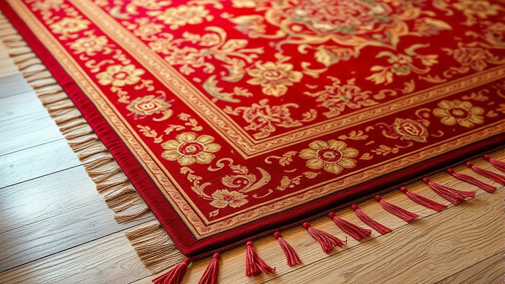 choosing genuine silk rugs