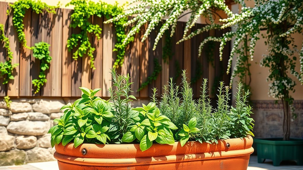 create authentic italian herb garden