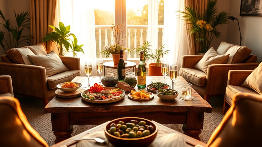 create inviting cozy atmosphere