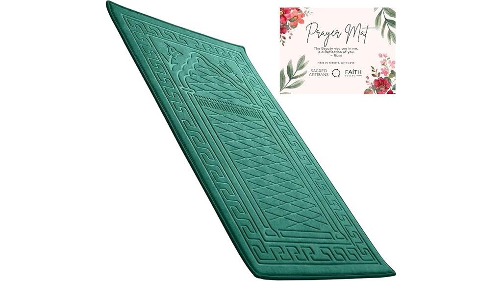 decorative velvet prayer rug