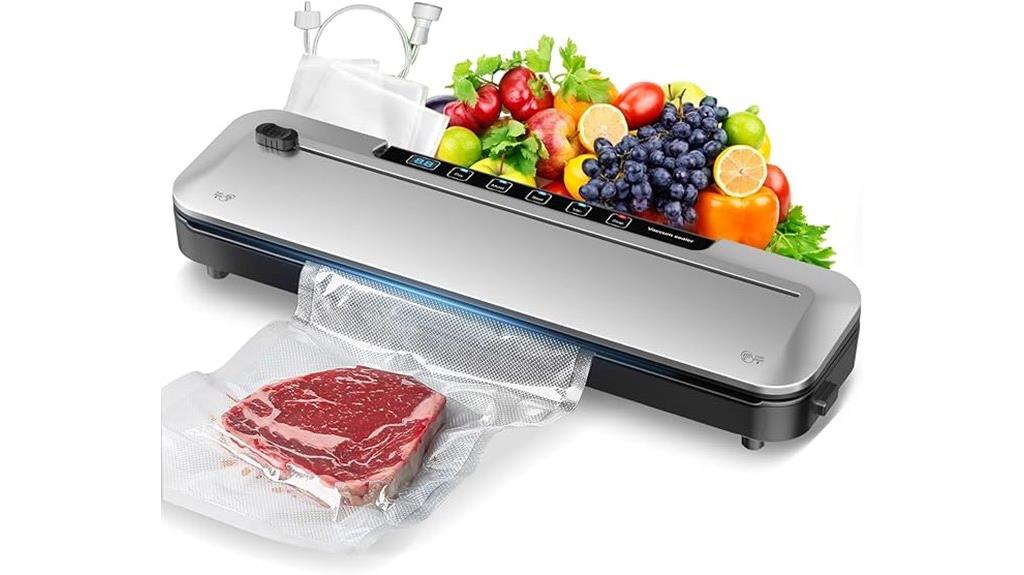 digital timer food sealer