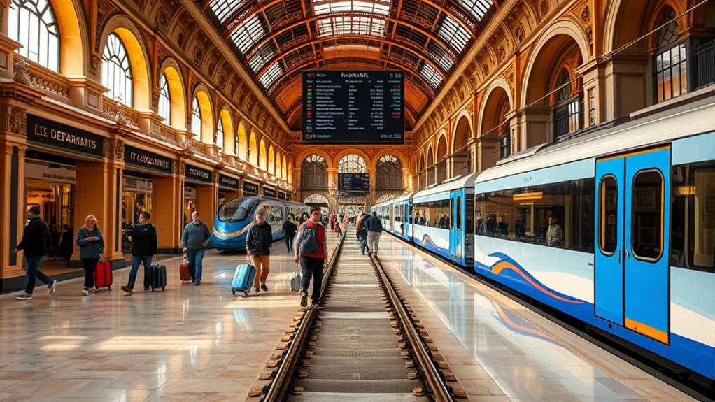 efficient italian train travel
