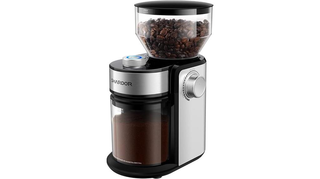 electric coffee grinder settings