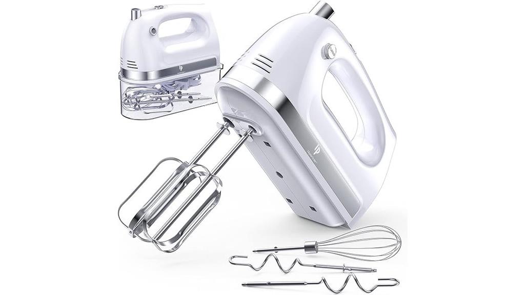electric hand mixer with multiple speeds
