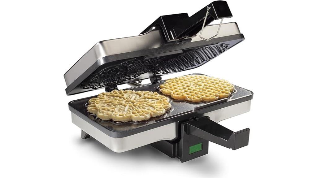 electric nonstick pizzelle maker