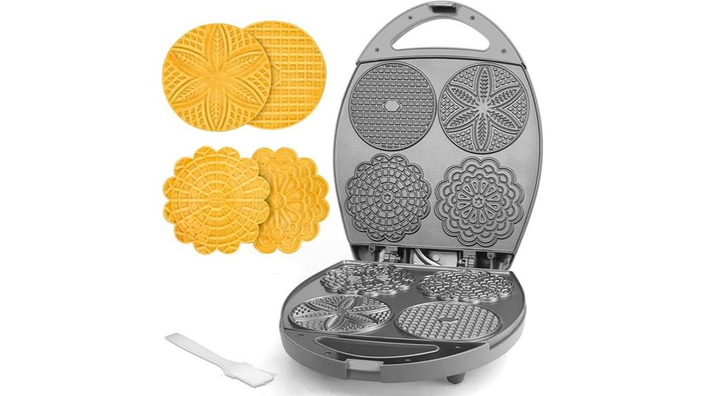 electric pizzelle baking appliance