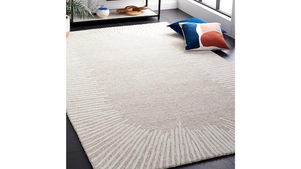 elegant abstract rug design