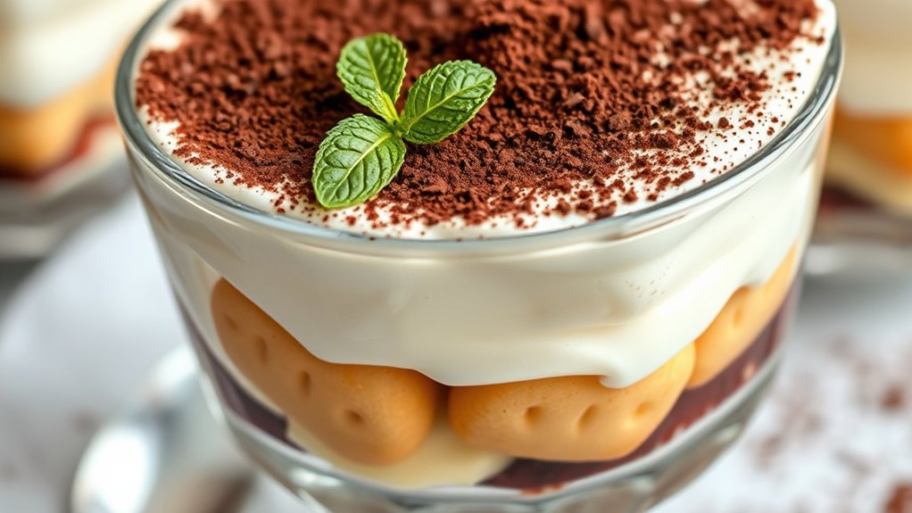 elegant cocoa garnishing techniques