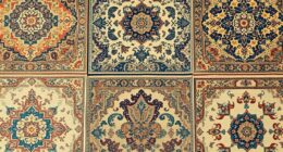 elegant distressed silk rugs