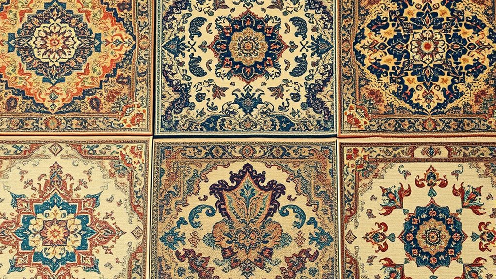 elegant distressed silk rugs