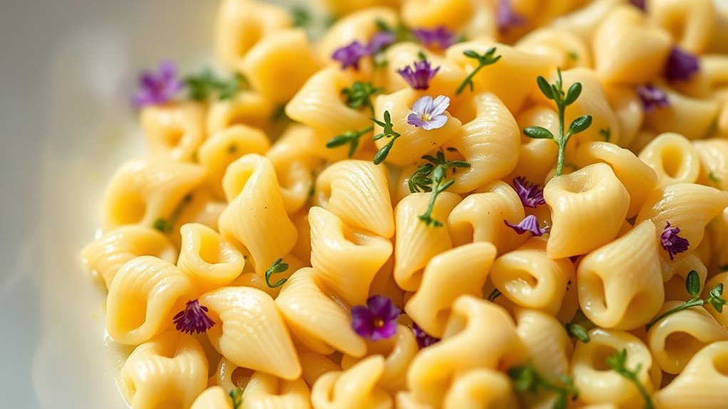 elegant small pasta garnishes