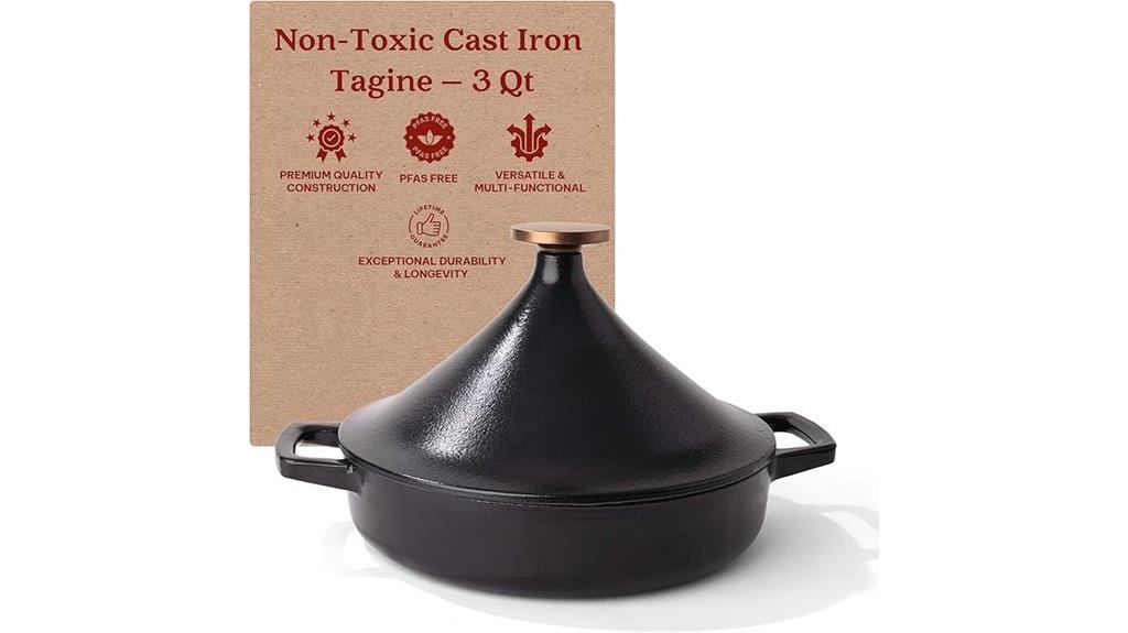 enamelled cast iron tagine