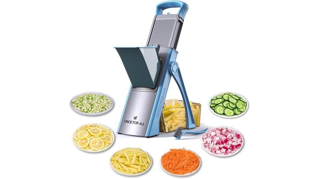 enhanced safety mandoline slicer