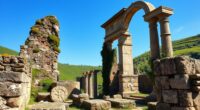 etruscan ruins in italy
