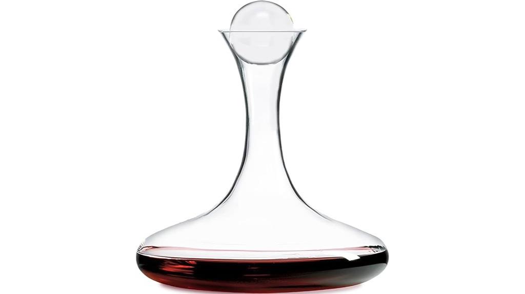 european handcrafted wine decanter
