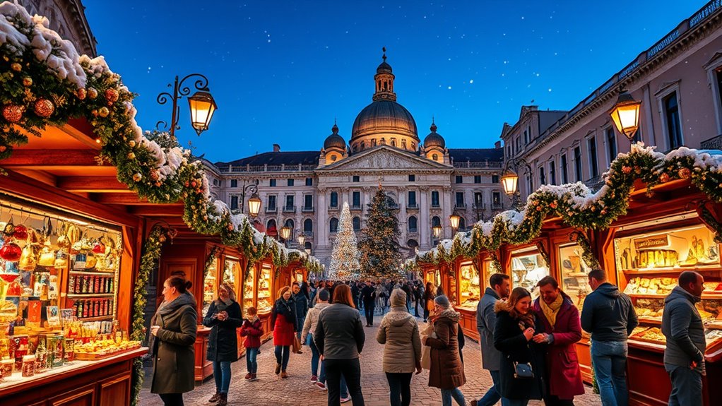 festive winter markets and illumination