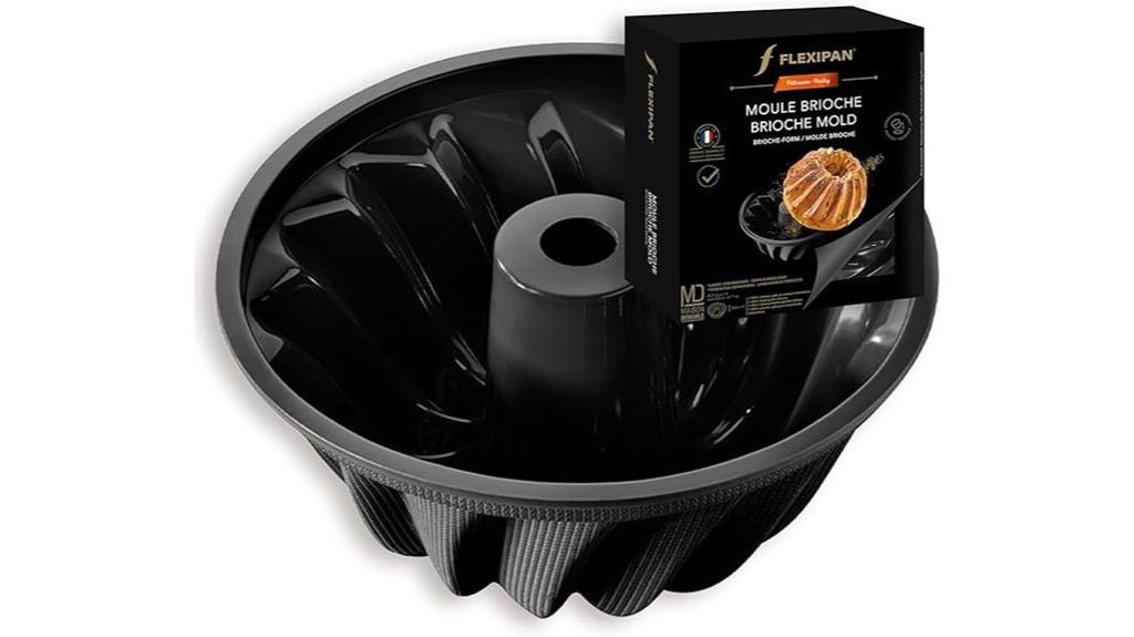 flexible silicone brioche mold