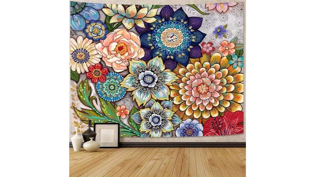 floral wall hanging decor