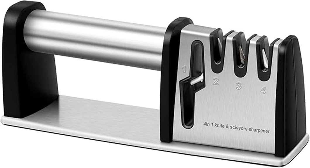 four in one knife sharpener