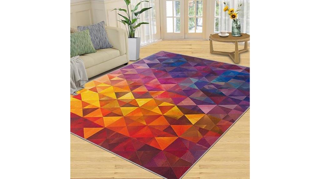 geometric rug 5x7