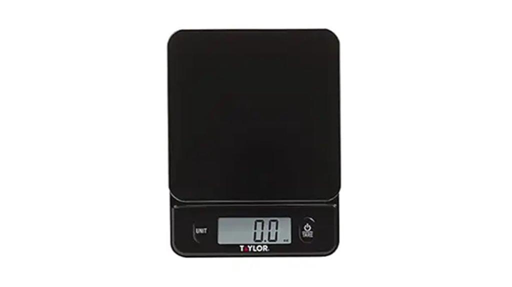 glass touch food scale