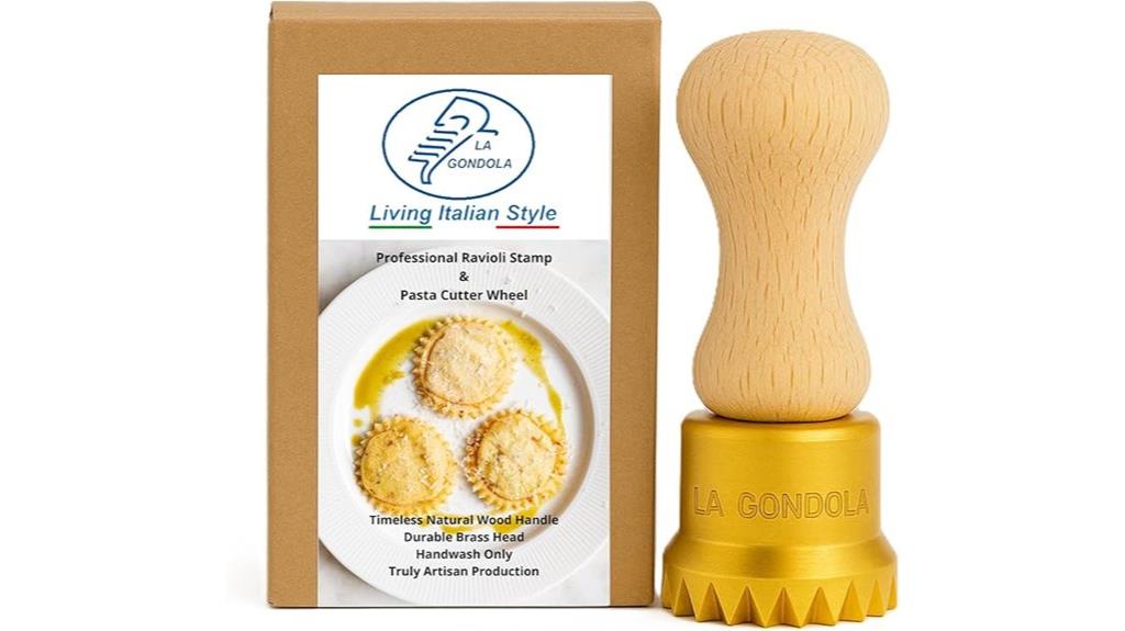 gondola ravioli pasta stamp